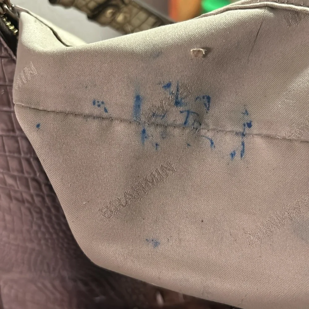 Brahmin Croc-Embossed Hobo Bag in Brown and Cream - Picture 12 of 12